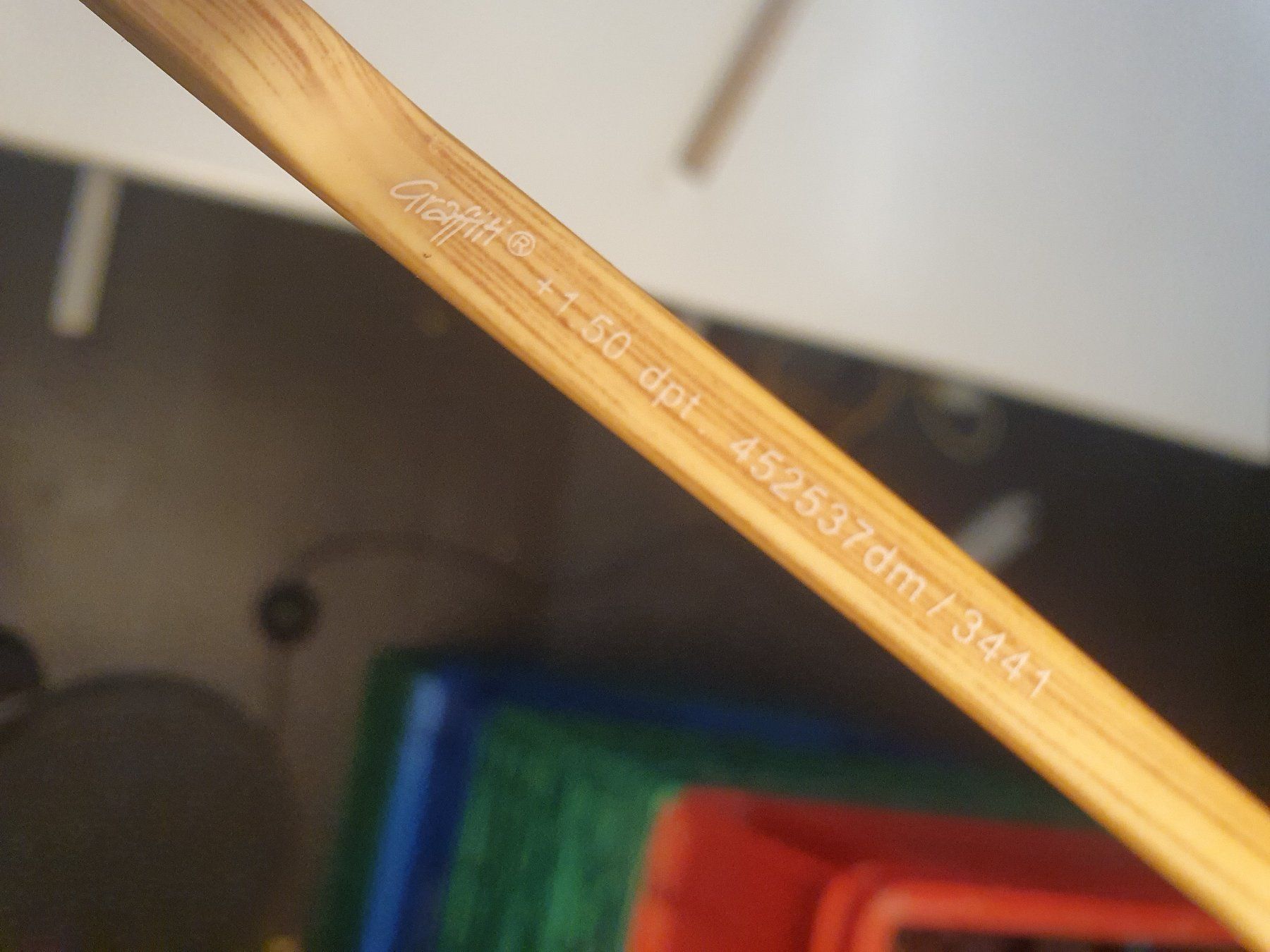 Occhiali & Lenti: Graffiti Holzlesebrille + 1.5 – Usato da Zürich venduto da loosebone 5