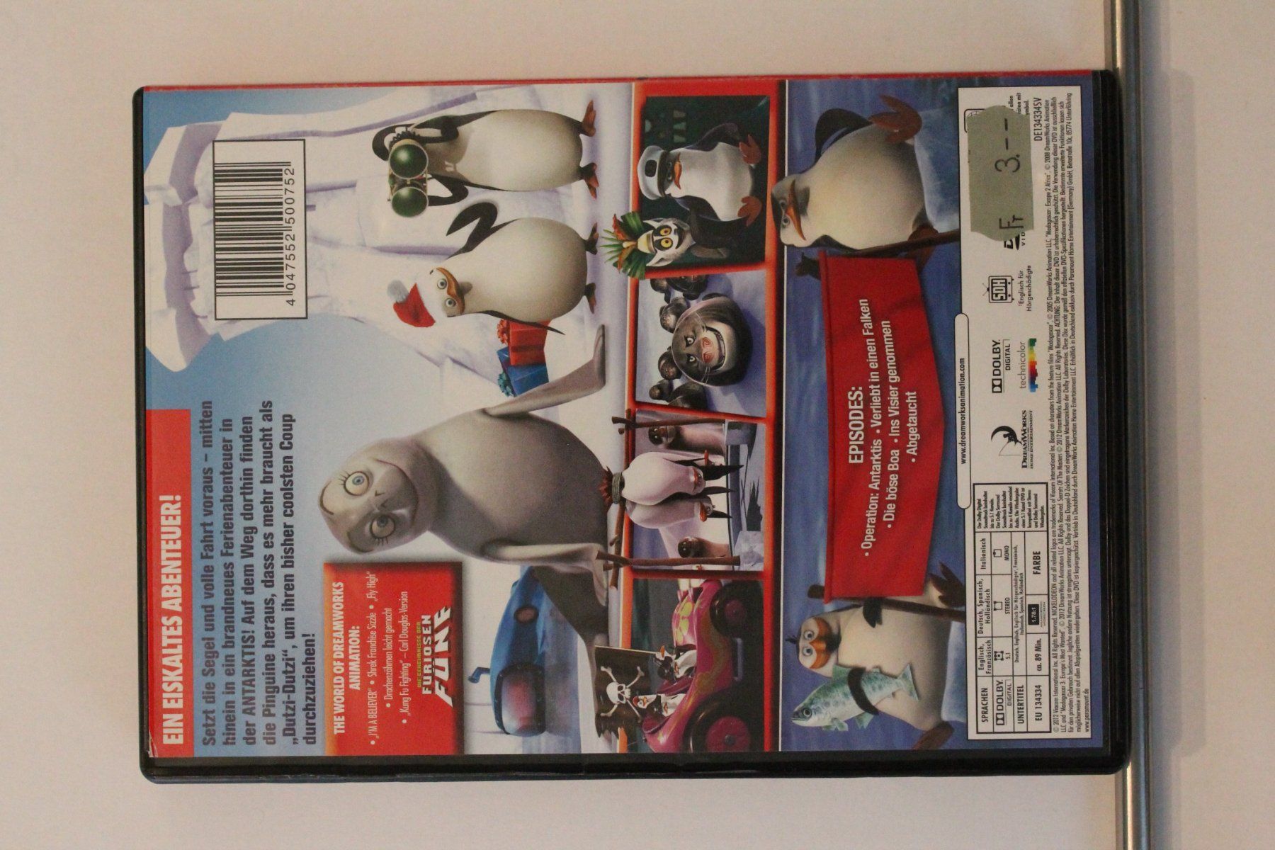 Tutti i DVDs: Die Pinguine aus Madagascar - Operation: Antarktis – Usato da Grenchen venduto da Manuel.We 1