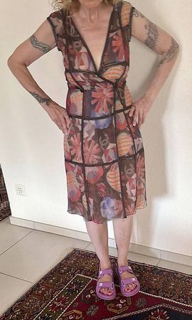 Echtes Chanel-Seidenkleid