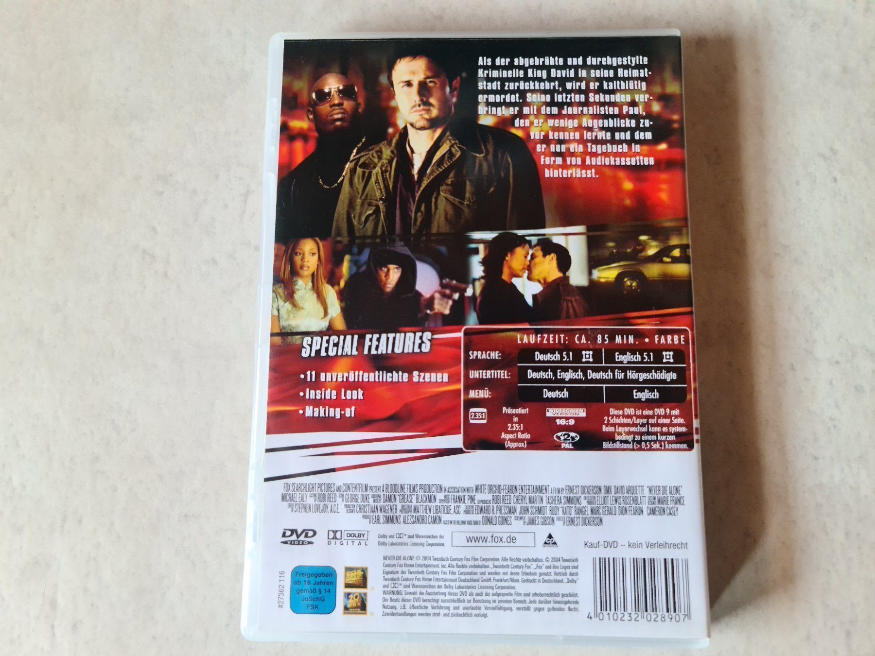 Alle DVDs: Never Die Alone      *TOP* – Gebraucht aus Schneisingen von backstore24 2