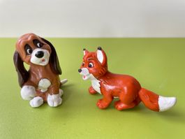 Vintage Fuchs CAP & Hund CAPPER Comic Figur Walt Disney Prod