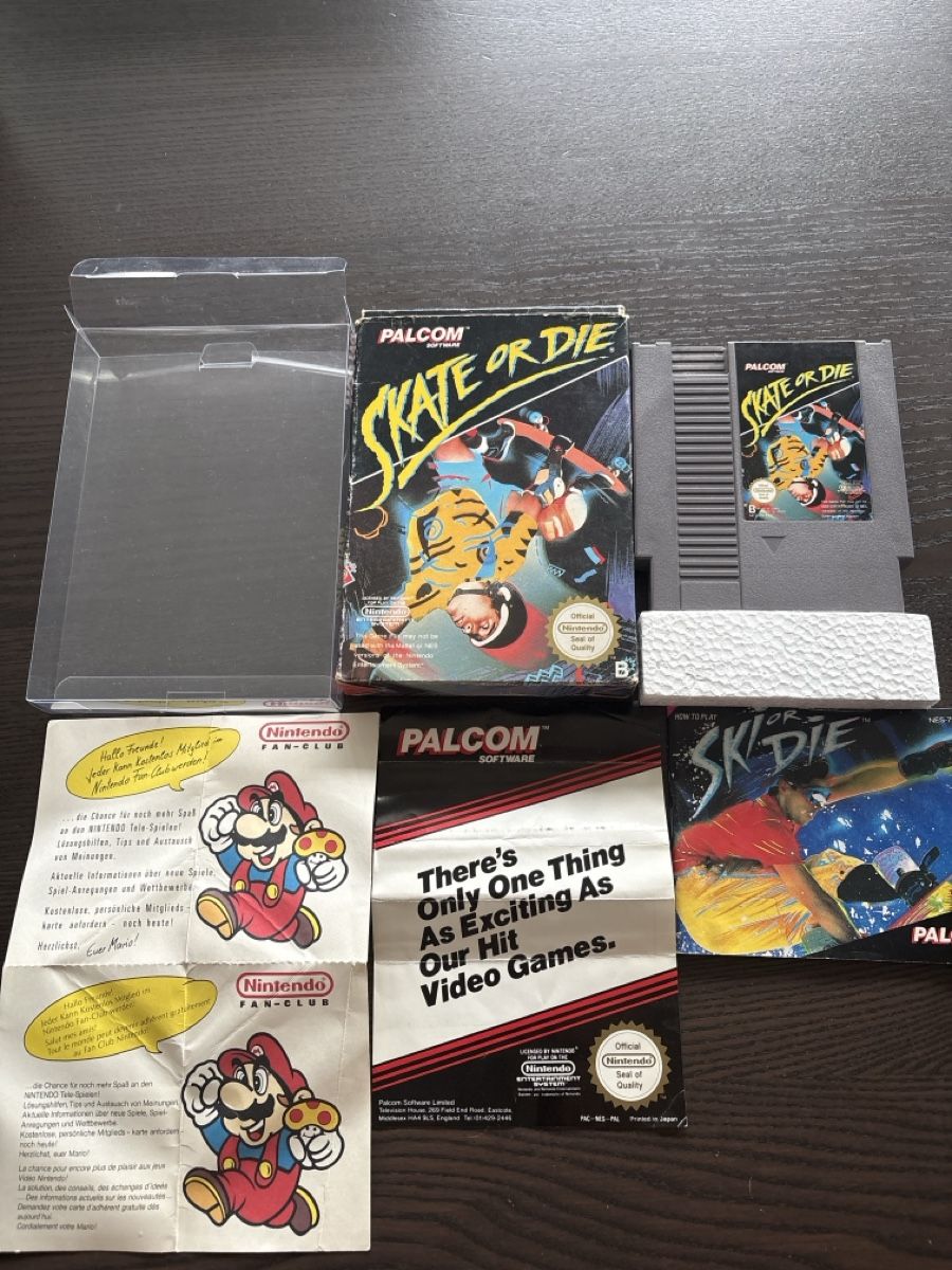 Nintendo Giochi: Jeu Retro Skate Or Die Nintendo Nes – Usato da Meyrin venduto da did_bqr5 2
