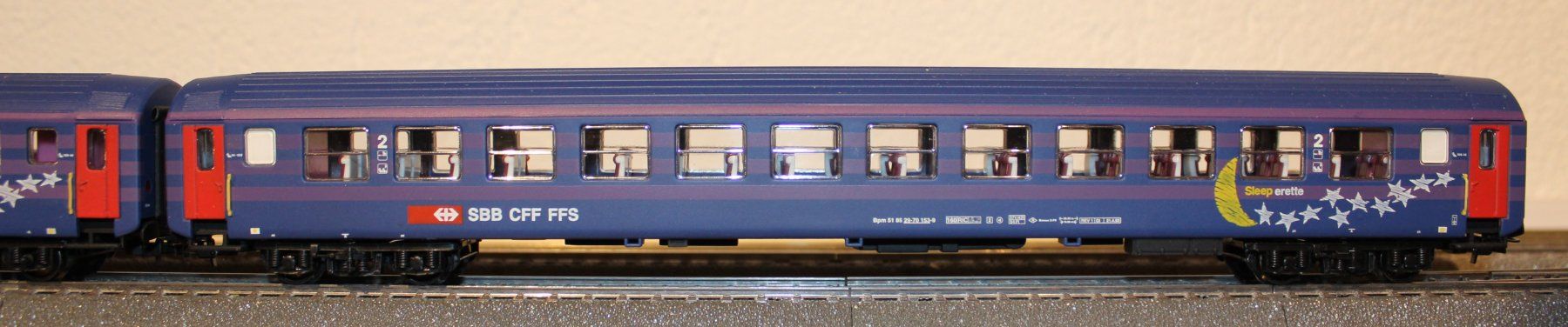 Liliput Modellini di ferrovie: SBB Liegesesselwagen Bpm – Nuovo (secondo la descrizione) da Baden venduto da bahnkorn