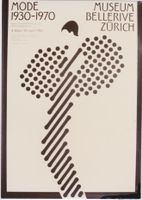 MODE 1930 - 1970 MUSEUM EXPO ZURICH 1982 - Original Plakat