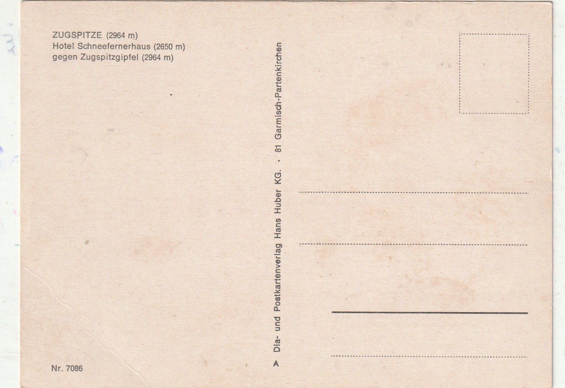 Cartes postales: Berghaus Zugspitze – D'occasion à Lumbrein par made02 1
