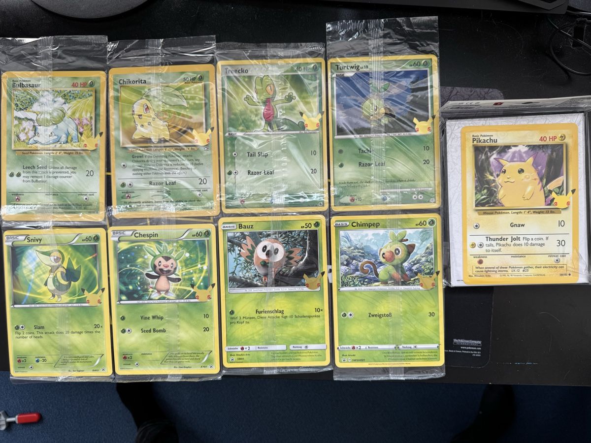 Pokémon Carte collezionabili: Pokémon Celebrations First Partner komplette Collection – Nuovo e nell'imballaggio originale da Eschenbach LU venduto da Fabio_1