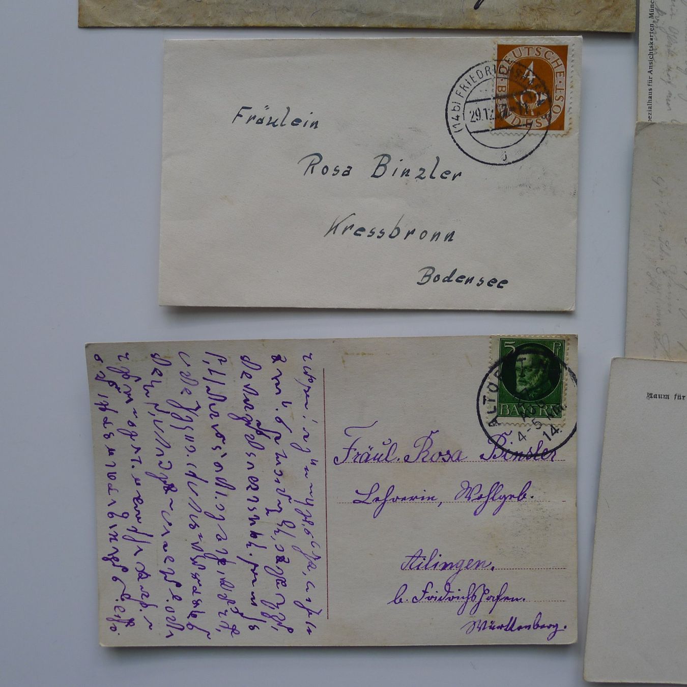 Tutti i francobolli: Lot Briefe + Postkarten, Deutsches Reich, Bundespost... – Usato da Ebikon venduto da SilvioFreund 2