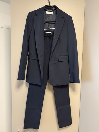 MANGO Damen Hosenanzug Dunkelblau Grösse 36