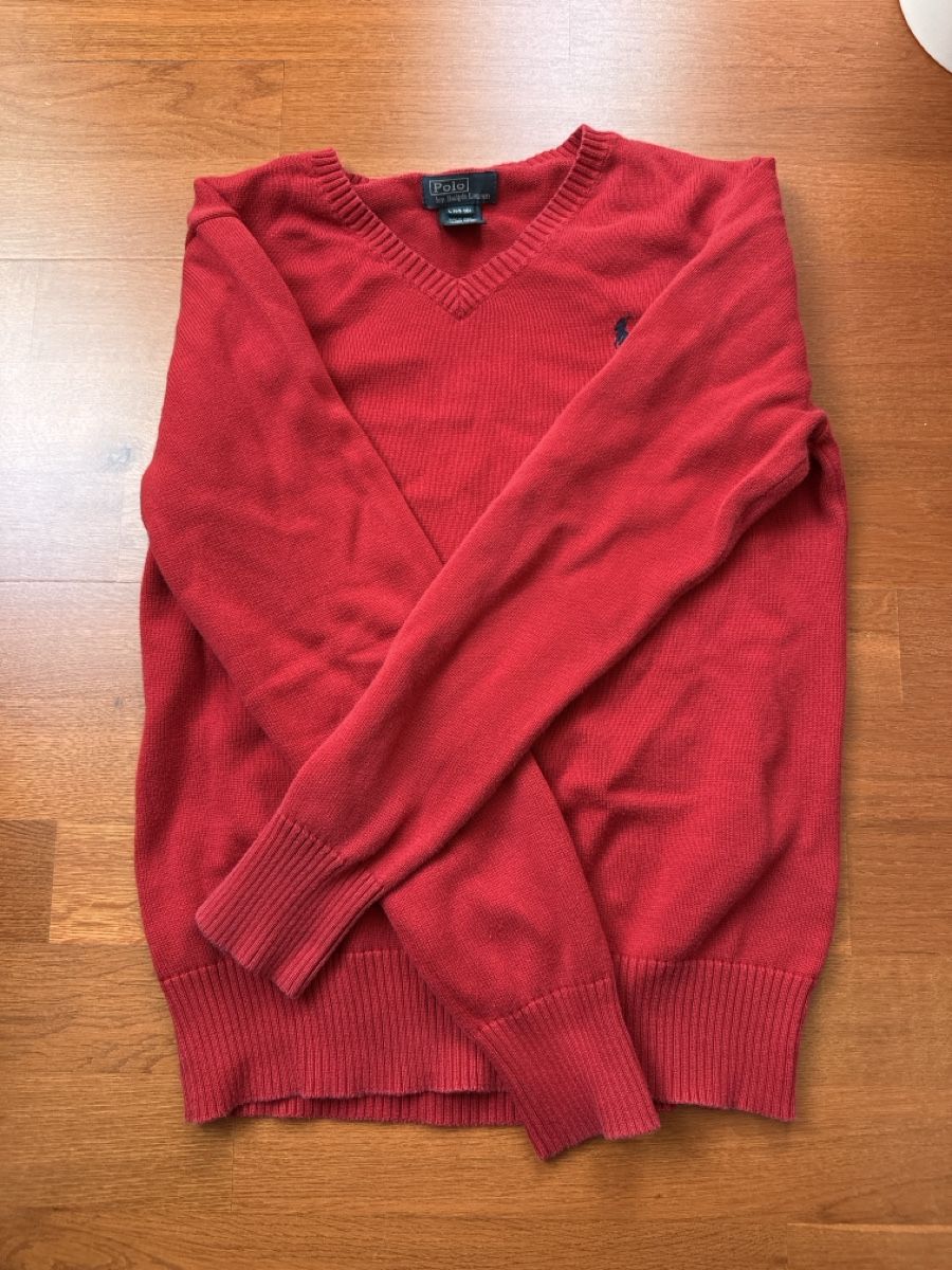 Polo Ralph Lauren Pullover & Sweatshirts: Polo Ralph Lauren Pullover rot Grösse Kinder L – Gebraucht aus Zürich von nik_c22s 1