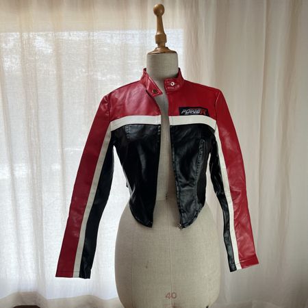 Kunstleder Jacke