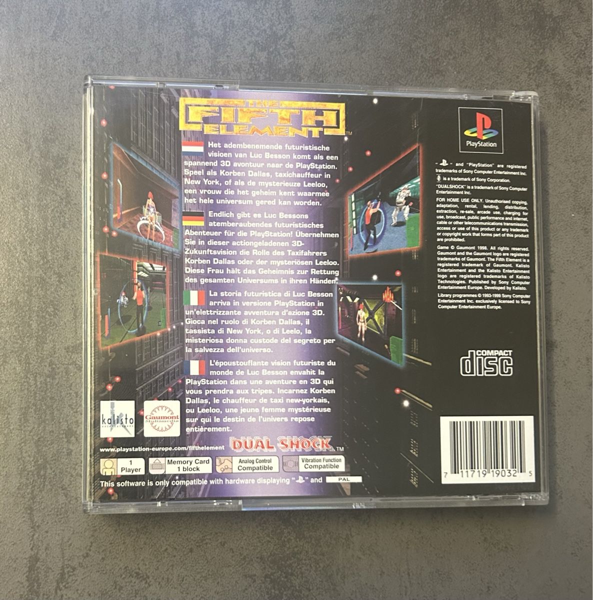 Giochi: The Fifth Element PS1 Game – Usato da ulisbach venduto da efbtr 2