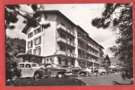 Grindelwald - Parkhotel Schönegg mit Oldtimer - ca. 1950