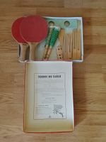 Set de tennis de table vintage et accessoires