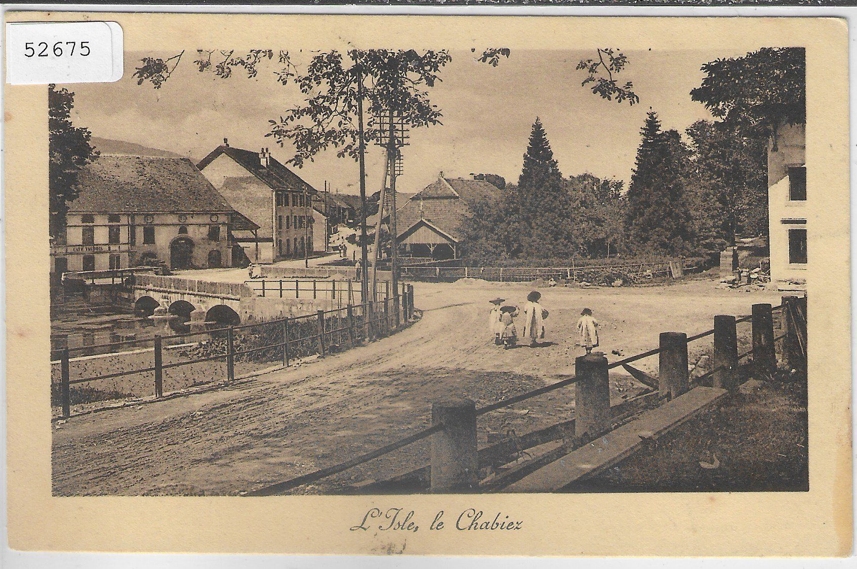 Cartoline postali: L'Isle le Chabiez - animee – Usato da Ettingen venduto da Kartenplanet