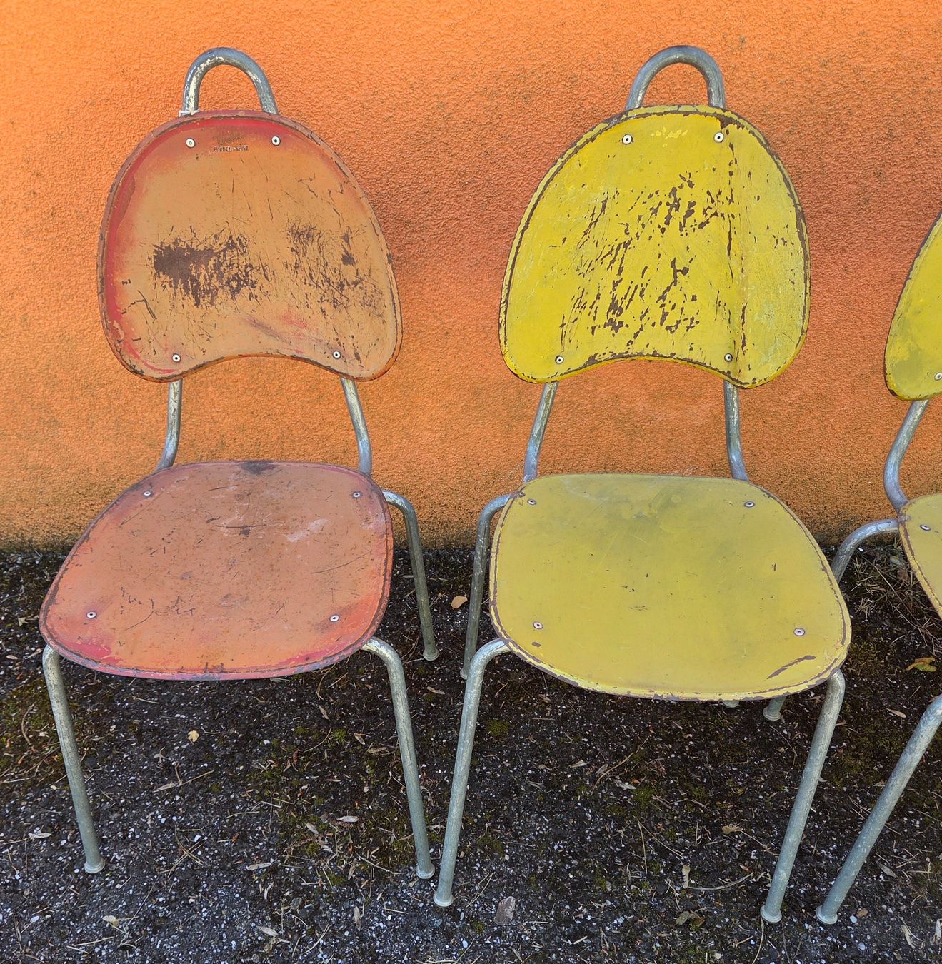 Sedie: 4 Gartenstühle Weba Einigen-Spiez – Usato da Laufen venduto da dixiemen 4