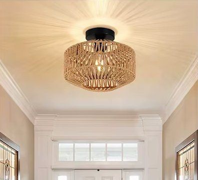 Lampadari & plafoniere: Deckenleuchte aus Hanfseil – Nuovo e nell'imballaggio originale da Geneve venduto da Titi2008 2