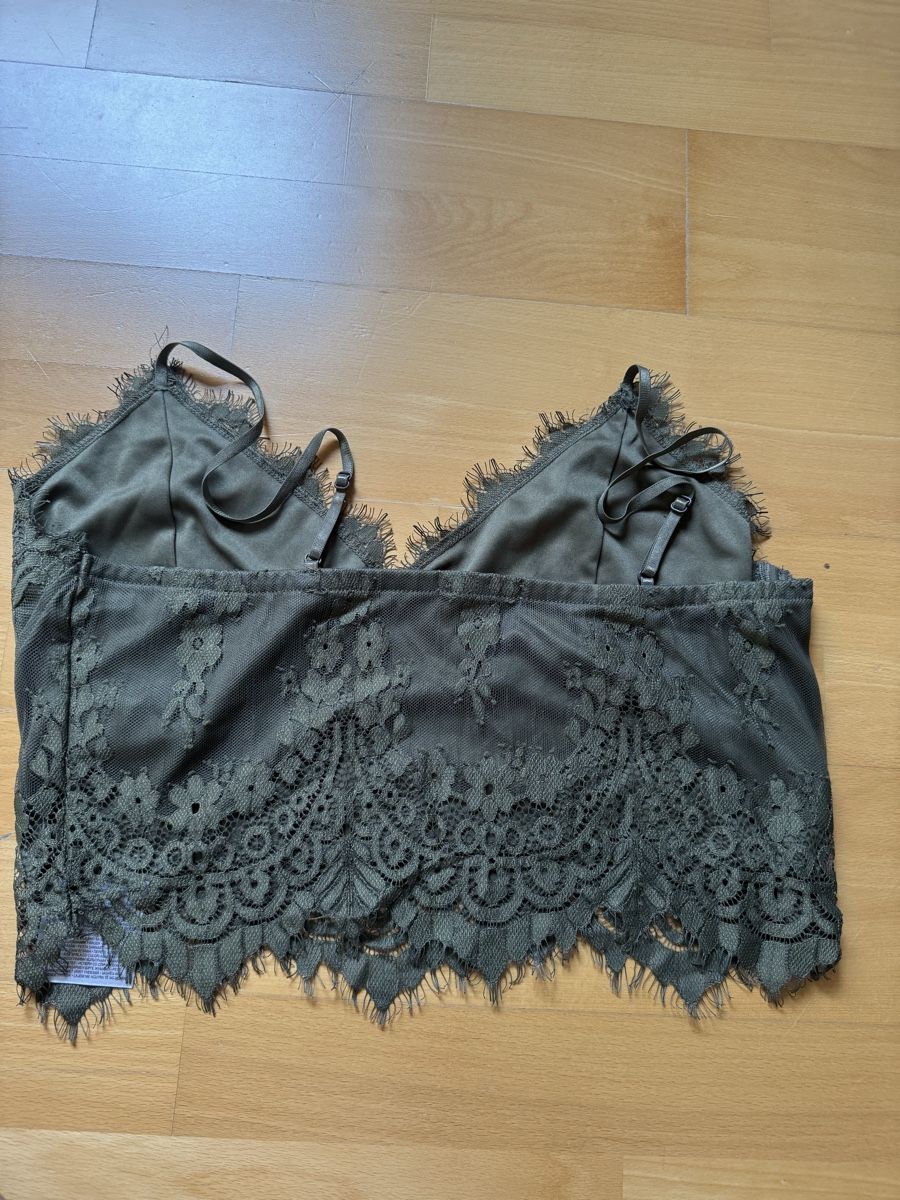 Stoffe: Top Spitze grün – Gebraucht aus Bettlach von valishop 1