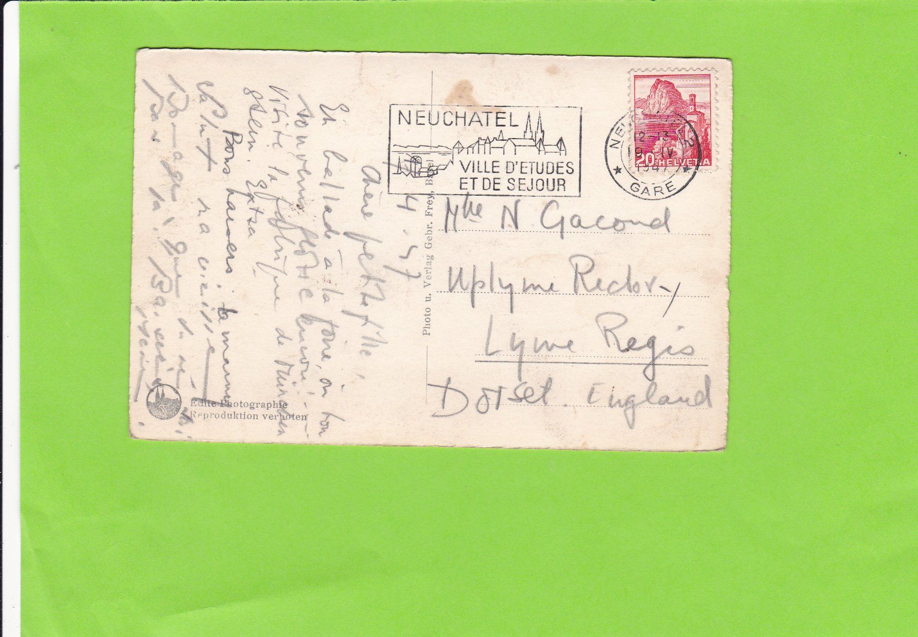 Cartes postales: Basel-Rheinpartie – D'occasion à St. Peterzell par neckertal 1