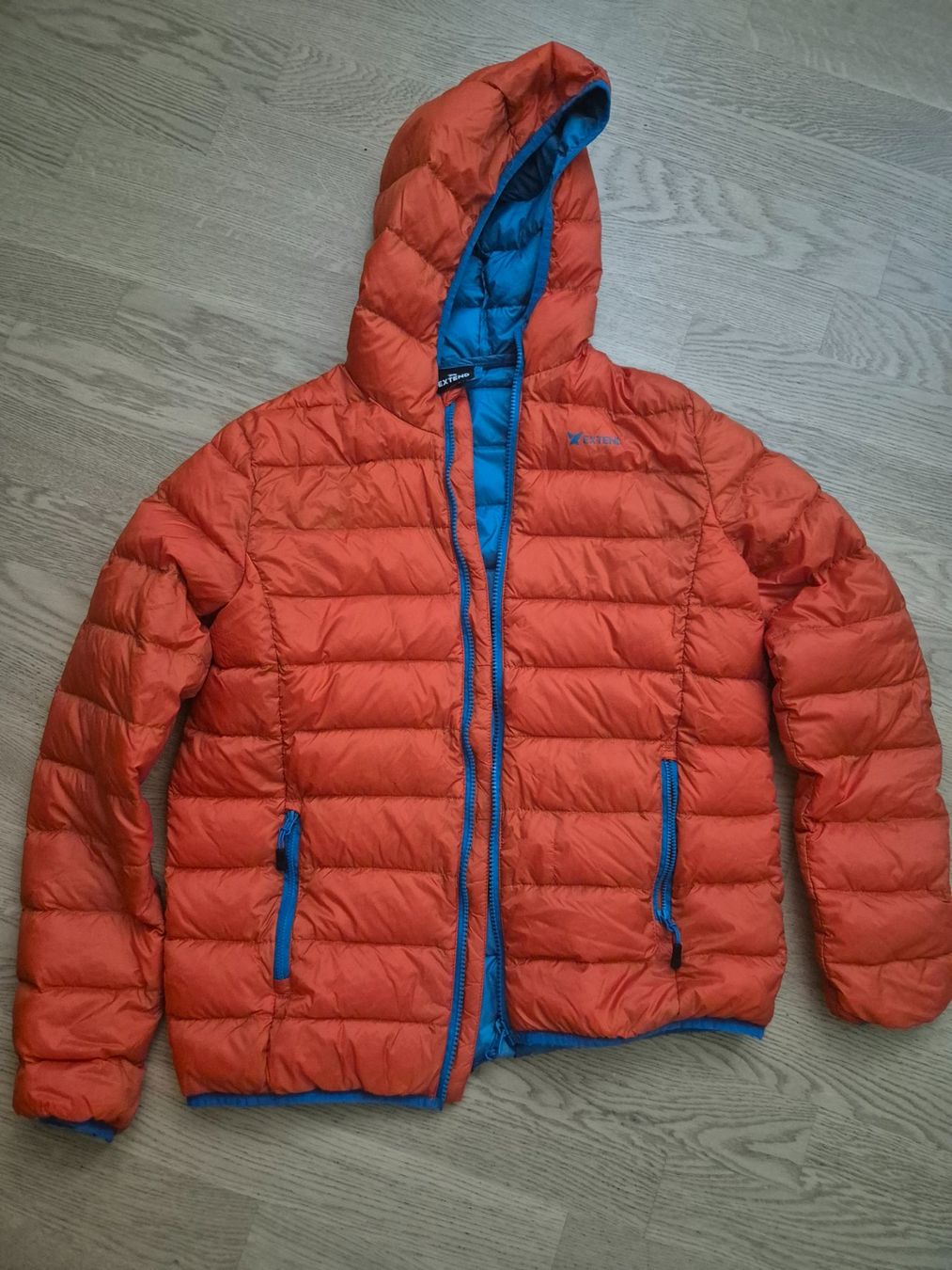 Jacken: Steppjacke orange/blau Grösse 170 – Gebraucht aus Stäfa von Arjen2011