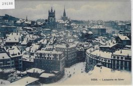 Lausanne en hiver