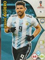 FIFA WORLD CUP RUSSIA 2018 Adrenalyn XL 016 AGUERO ARG