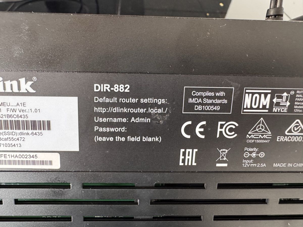 Dlink Modem & Router: D-Link Router AC 2600 DIR-882 – Usato da Gisikon venduto da Andy251 3