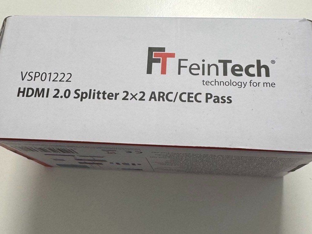 Adattatori: FeinTech HDMI 2.0 Splitter 2x2 Anschlüsse Ausgänge – Nuovo e nell'imballaggio originale da Gossau SG venduto da ALehmannElektroAG 6