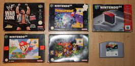 Nintendo 64 // 5 Games + Memory Expansion Pak // Vieles OVP