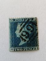 Two Pence Blue 1855 