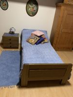 Gästebett Kinderbett mit Nachttisch