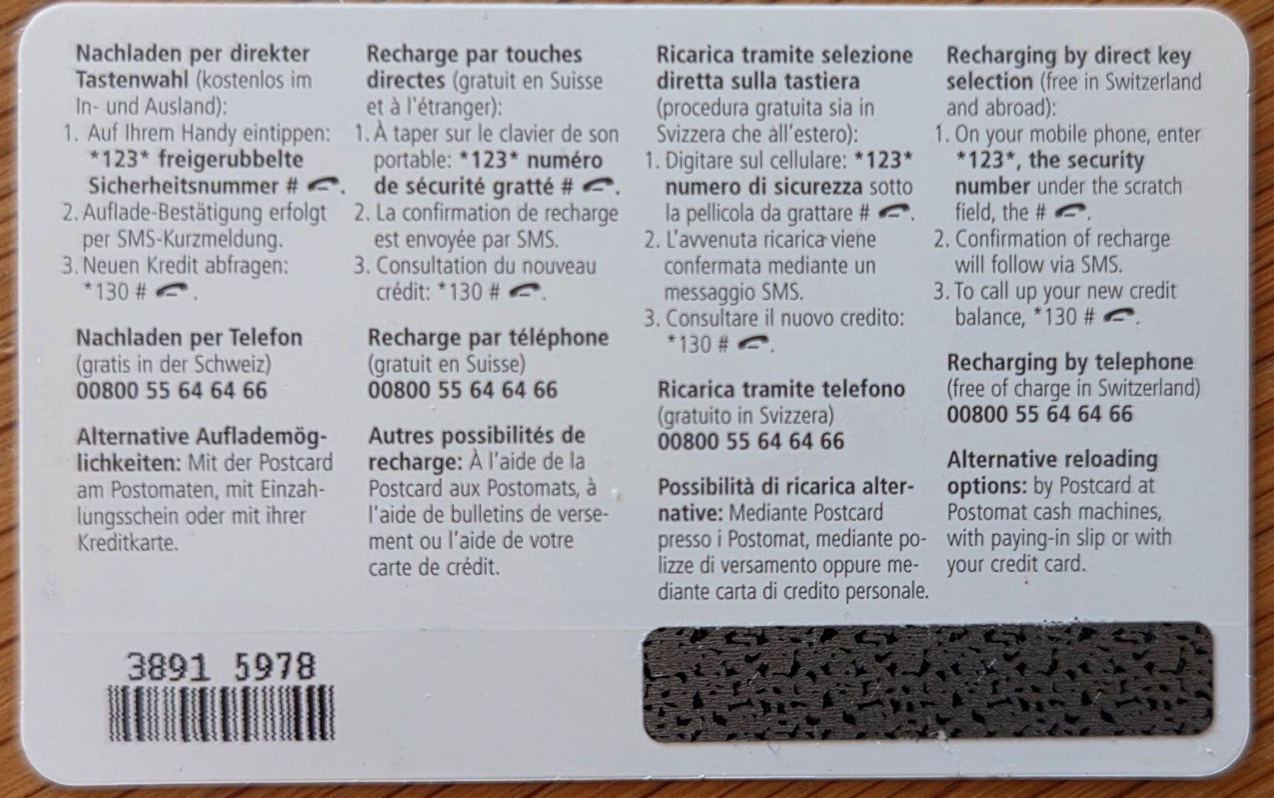 Swisscom Schede telefoniche: Telefonkarte Swisscom Mobile – Nuovo (secondo la descrizione) da Gossau SG venduto da oreliefredy 1