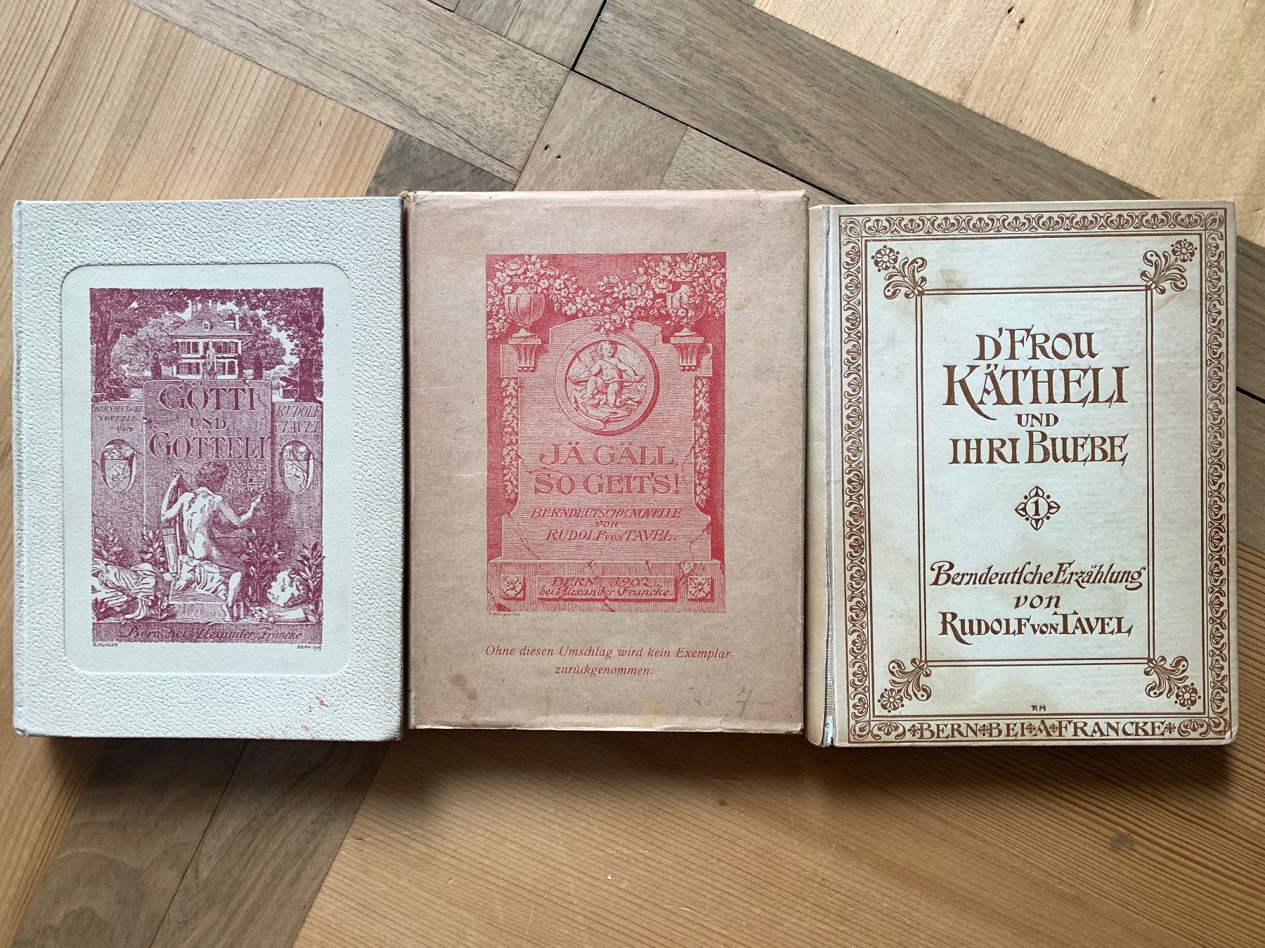Bücher: Rudolf von Tavel, Sammlung – Gebraucht aus Thalwil von Ardez123