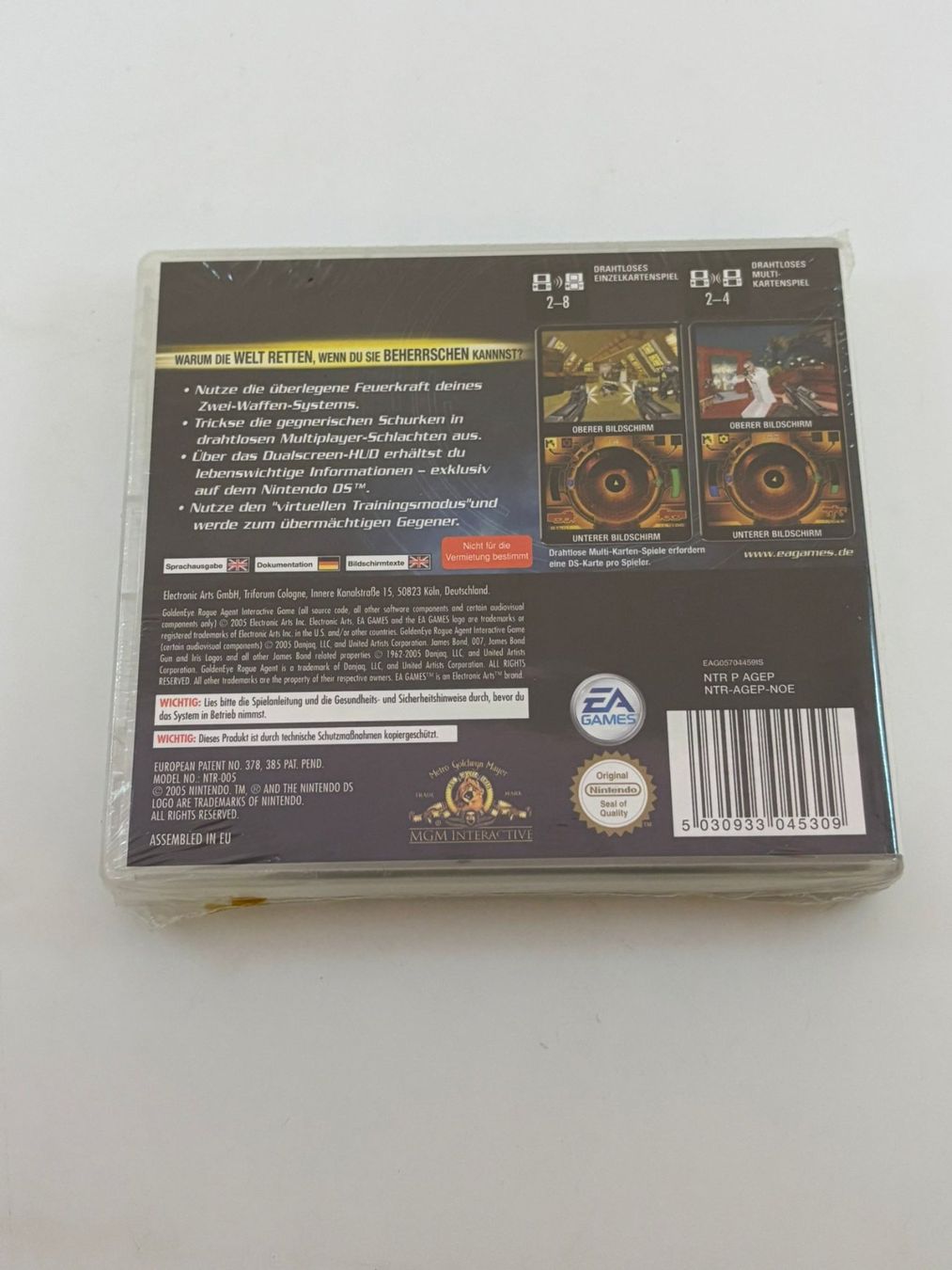 Goldeneye Rogue Agent (Nintendo DS) SEALED (Neu und originalverpackt ...
