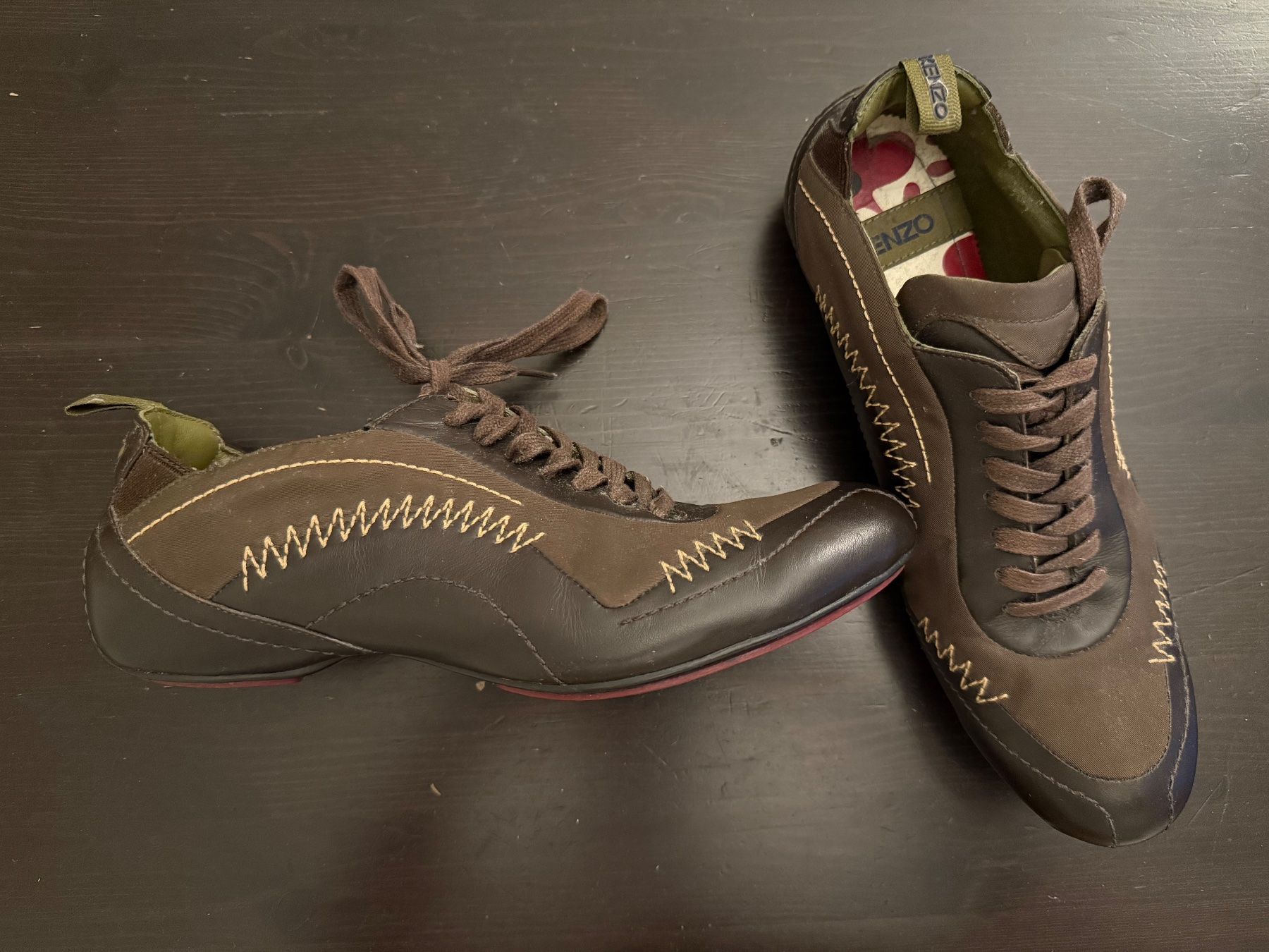 Kenzo Scarpe da uomo: KENZO Serpent Herrenschuhe Grösse 41 braun – Usato da Zürich venduto da dekolager 2