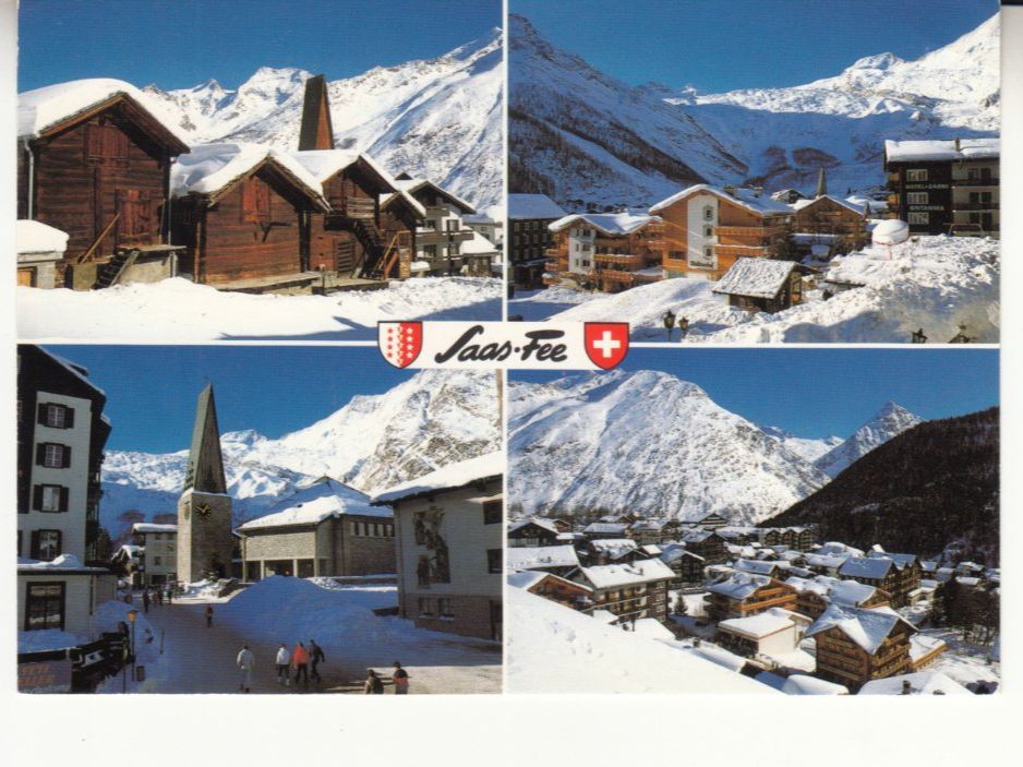 Cartoline postali: Saas Fee 1994 – Usato da Bürglen TG venduto da StampGraf
