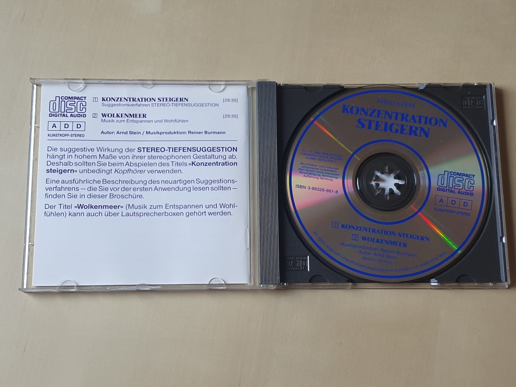 CD: Arnd Stein Konzentration steigern – Usato da Stansstad venduto da collectorsshop 2