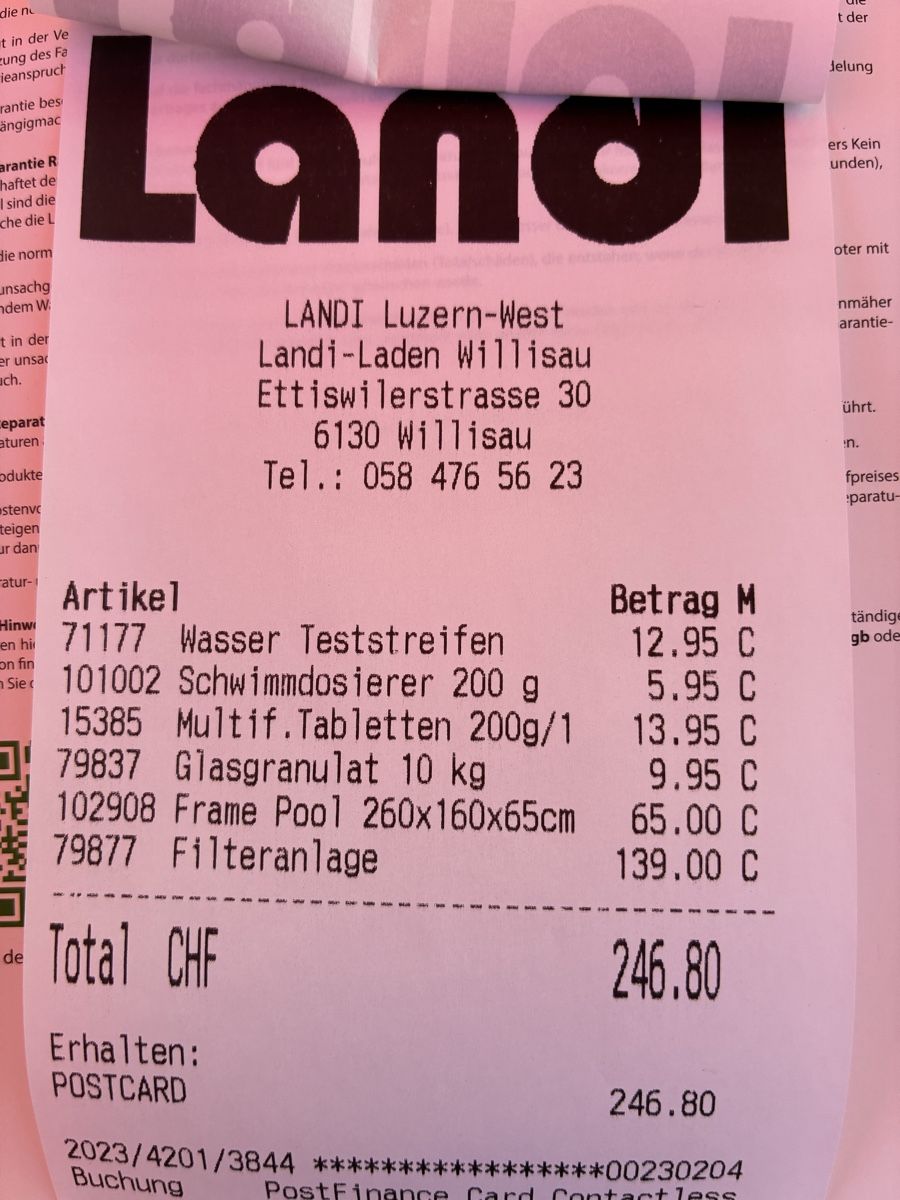Schwimmbad-Zubehör: Poolfilter-Set Waterman plus Pool Abdeckung und Zubehör – Gebraucht aus Willisau von Miuretta 6