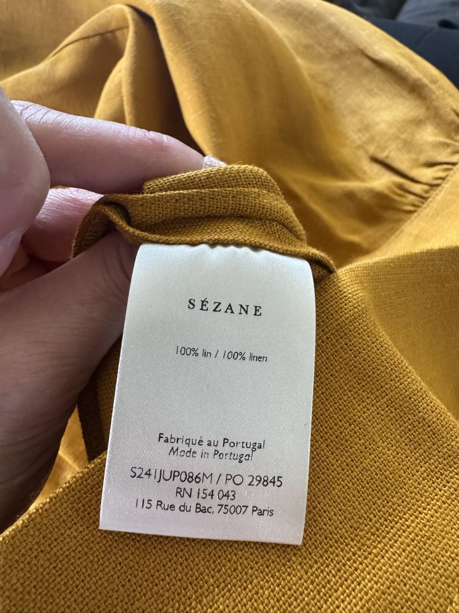 Sezane Gonne: Jupe Sophie Sézane ocre - t36 – Nuovo e nell'imballaggio originale da Le Lignon venduto da mae_9hql 1
