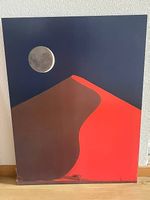 Wüstendüne bei Mondschein - Kunstdruck (59.5 x 80 cm)
