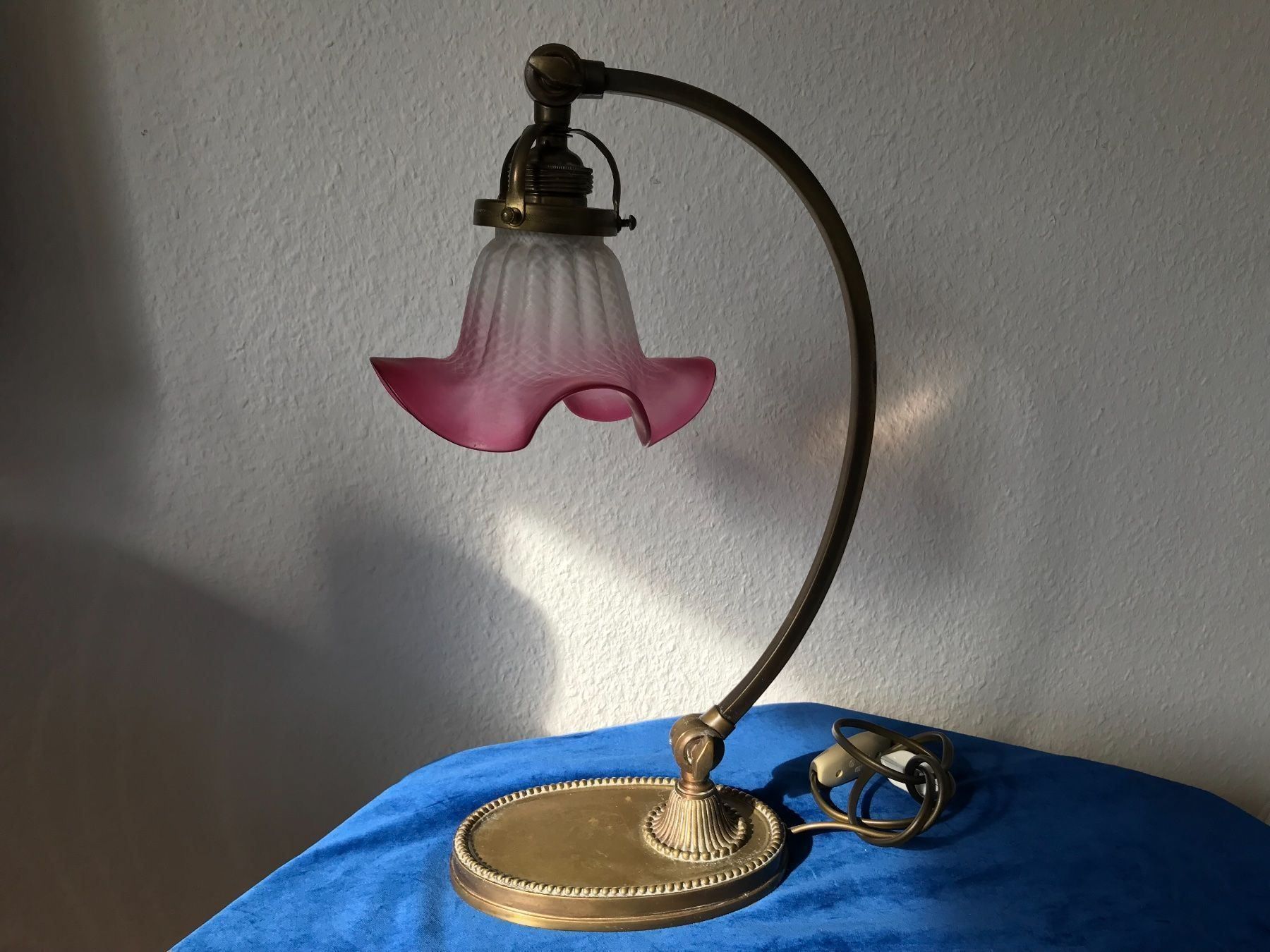 Lampen: Antik Tischlampe mit schöne Glasschirm – Gebraucht aus Zürich von Artnuvo 6