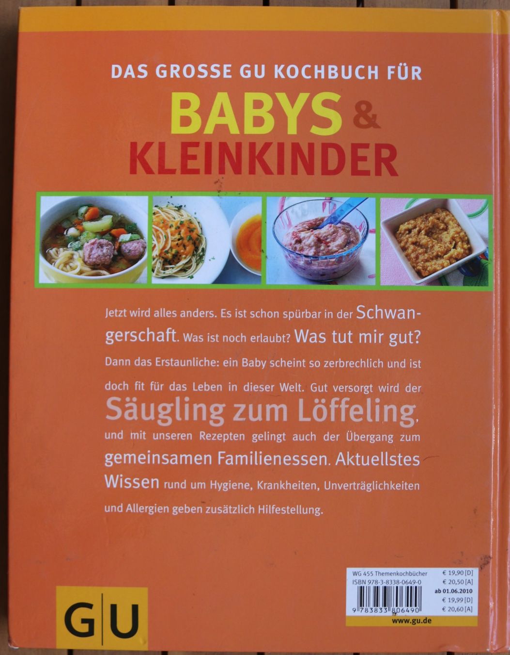 Livres: Babys & Kleinkinder - Das Grosse Kochbuch – D'occasion à Glattfelden par Vrenely 1