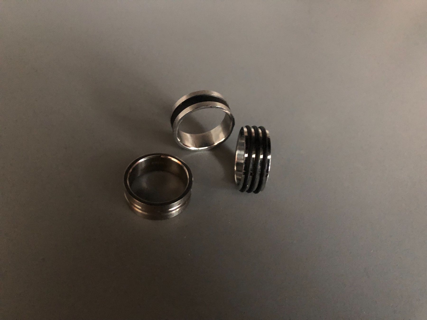 Sonstiger Schmuck: Set aus Halskette versilbert und drei Ringen – Gebraucht aus Luzern von Roger3022 4