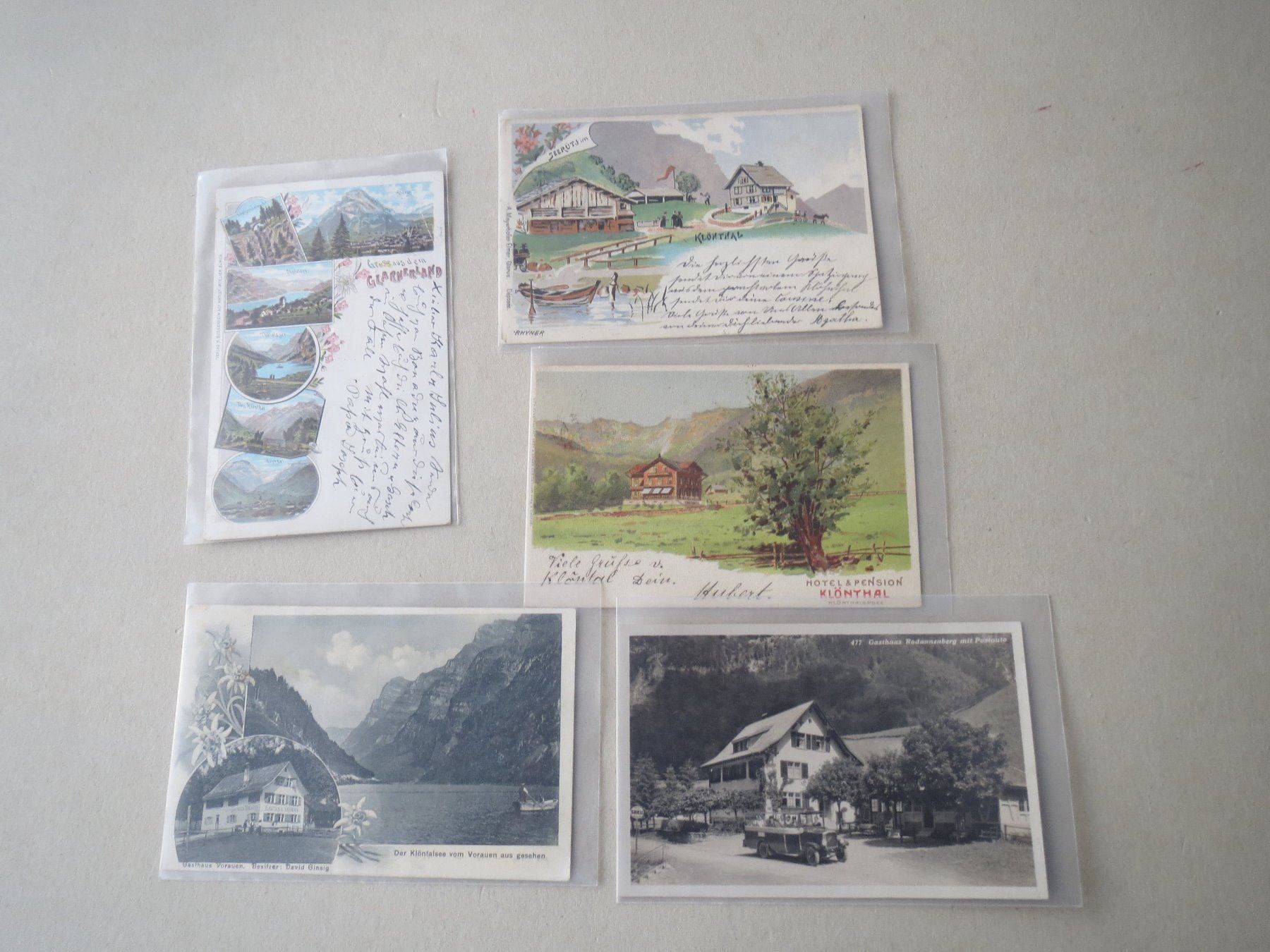 Cartoline postali: Klöntal - Etwa 280 alte Ansichtskarten – Usato da Tagelswangen venduto da Miski 1