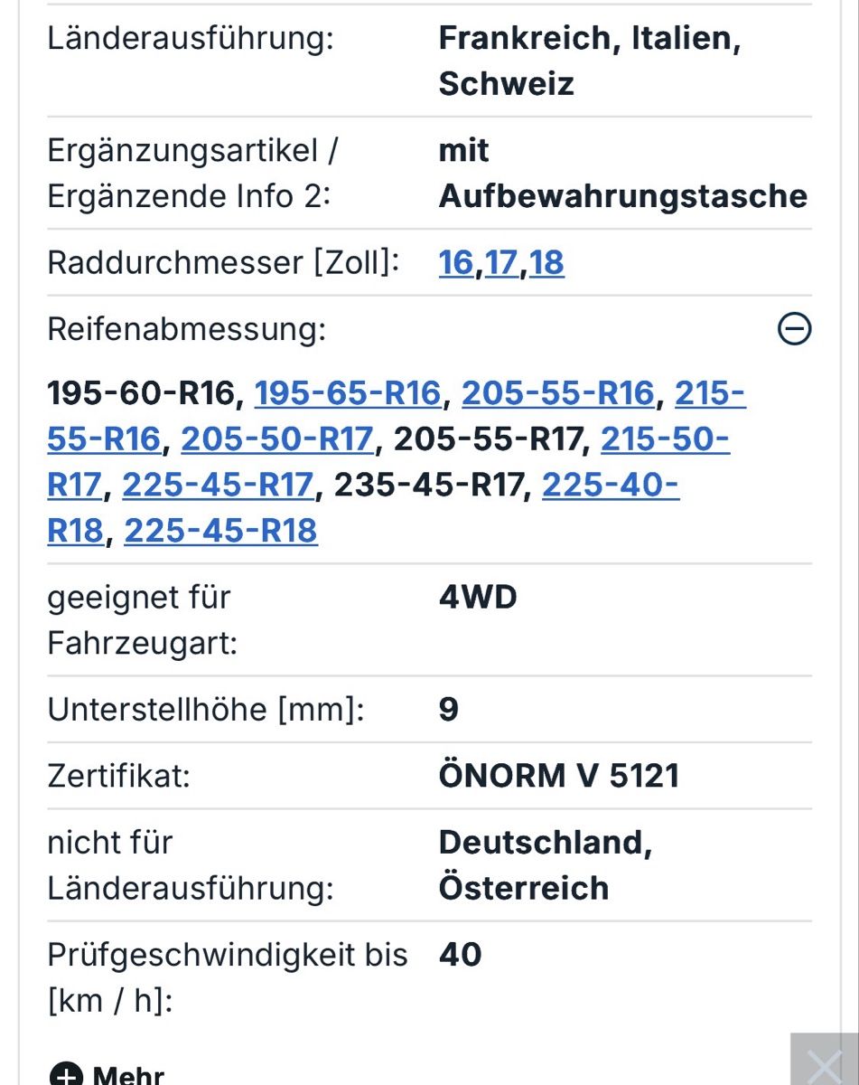 Schneeketten: Michelin Easy Grip Evolution EVO 7 Schneeketten neu – Neu und originalverpackt aus Bülach von melis_plants 4