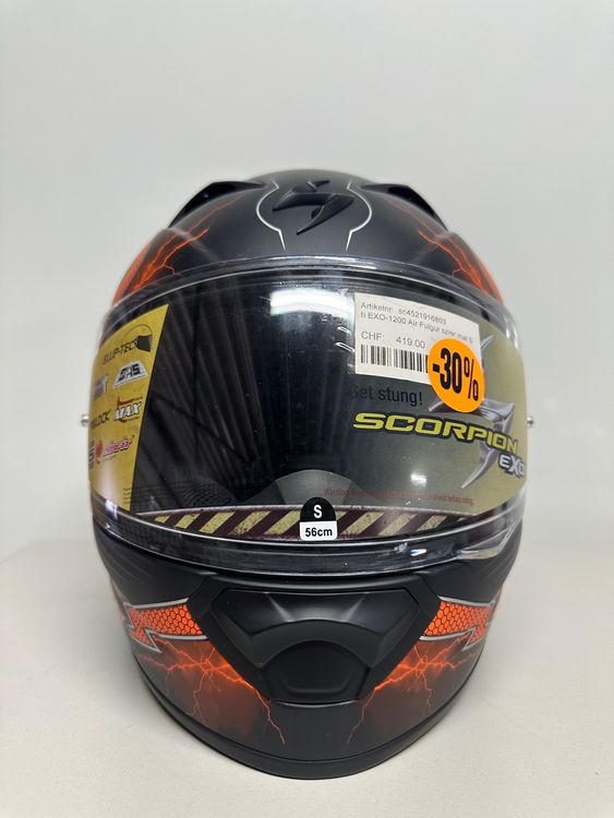 Scorpion EXO 1200 Air Fulgur Gr.S 55 56cm Kaufen auf Ricardo