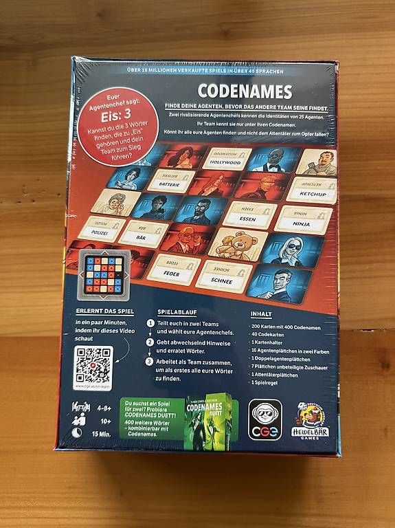 Jeux: Spiel Codenames – Neuf avec emballage d'origine à Zürich par mind_creating 1