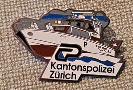 M487  Pin Kantons Polizei Zürich Polizei-Motorboot Schiff