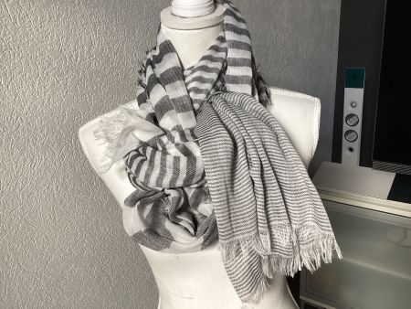 Moshi Damen Tuch/Schal Foulard gestreift ca.192 x 97 cm NEU