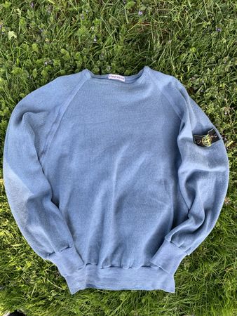 Vintage Stone Island Sweatshirt Blue Spring