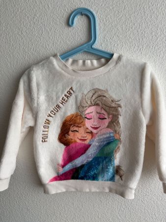 Kinder-Sweatshirt Warmer Frozen Pulli, Grösse 104,